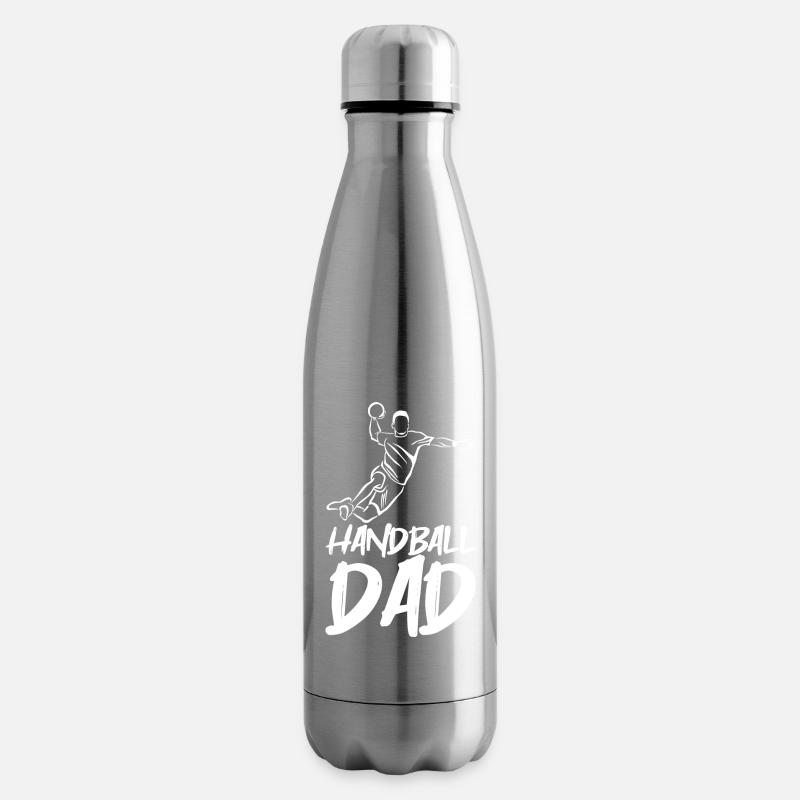 Handballer Vater - Isolierflasche - Lightsilver