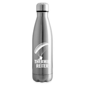 Gleitschirmflieger THERMIK REITER Lustiges - Isolierflasche - Lightsilver - Rechts