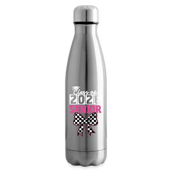 Class of 2026 Senior Graduation - Insulated Water Bottle - silver - Right
