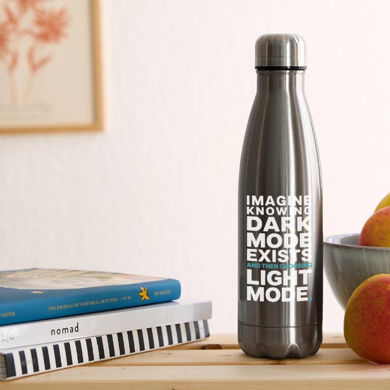 Dark Mode Exists Programmierer IT Nerd Coder Büro Isolierflasche