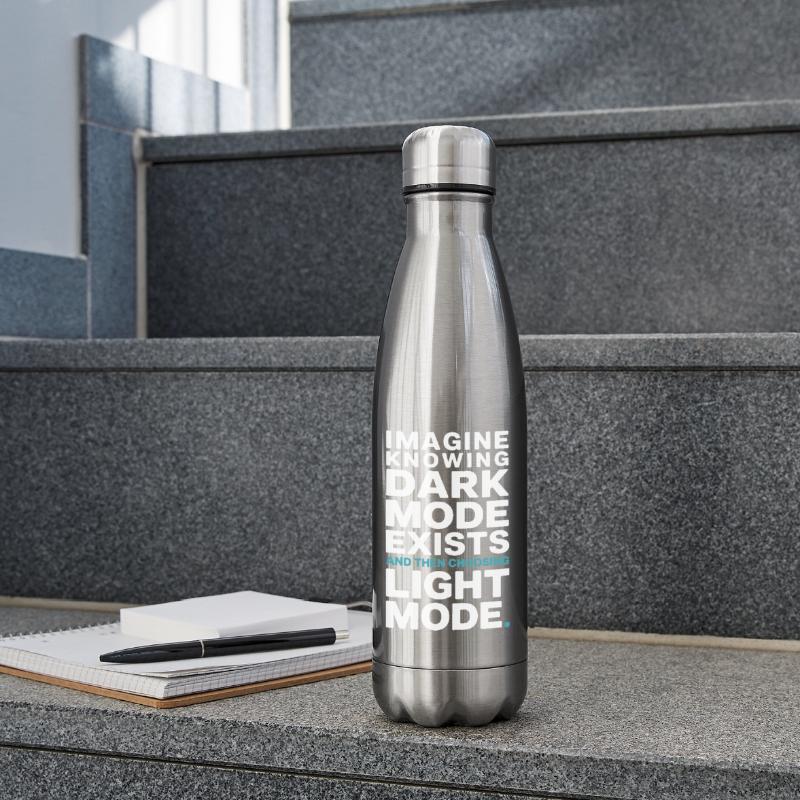 Dark Mode Exists Programmierer IT Nerd Coder Büro Isolierflasche
