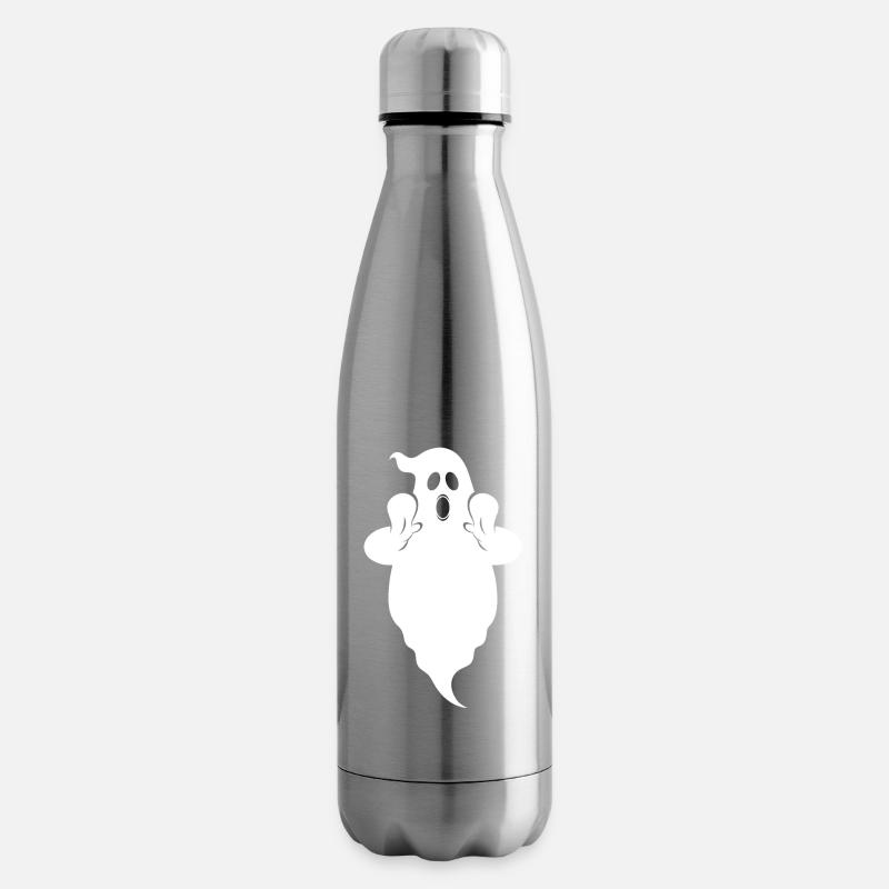 Fantôme Boo - Bouteille isotherme - argent clair