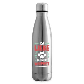 Ich liebe meinen Whippet - Isolierflasche - Lightsilver - Rechts
