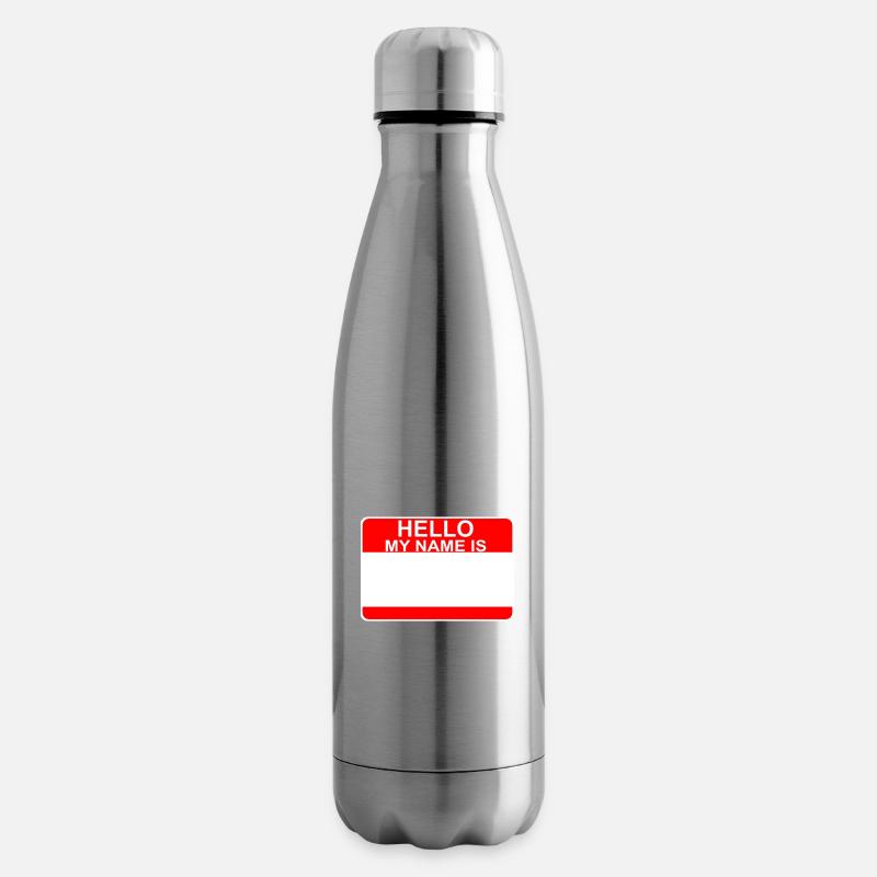 My Name Is - Bouteille isotherme - argent clair