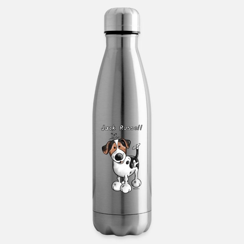 Da ist der Jack Russell - Isolierflasche - Lightsilver