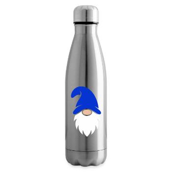 Niedlicher dunkelblauer Weihnachtszwerg - Isolierflasche - Lightsilver - Rechts