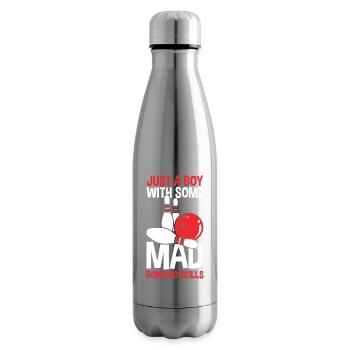 Bowler Junge - Isolierflasche - Lightsilver - Rechts