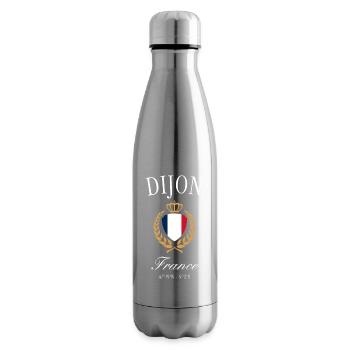 Dijon Frankreich Wappen Krone – Reise Souvenir - Isolierflasche - Lightsilver - Rechts