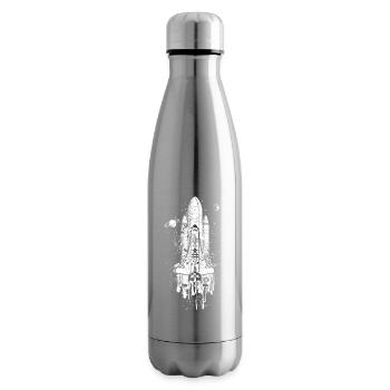 imaginative rocket - Insulated Water Bottle - silver - Right