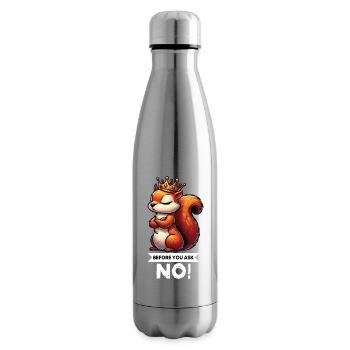 Before You Ask Eichhörnchen Eichhorn Nagetier  - Isolierflasche - Lightsilver - Rechts