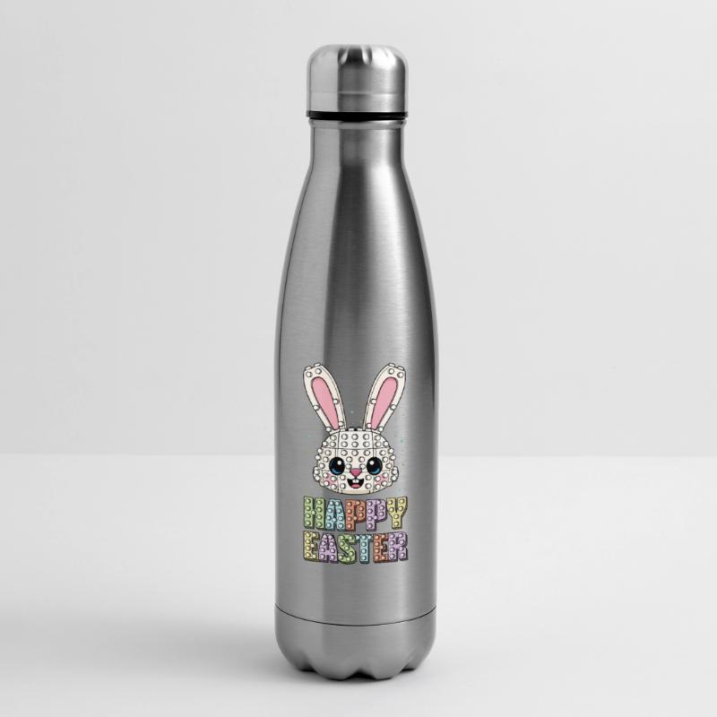 Master Builder Brick Builder Bunny Face Bricks Insulated Water Bottle