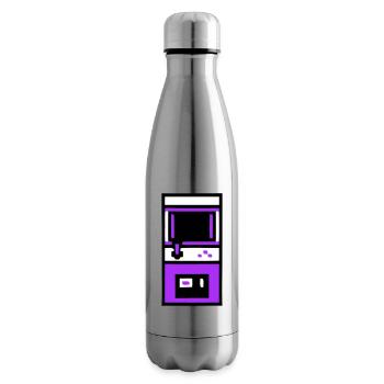 Nostalgischer Arcade Automat Gamer - Isolierflasche - Lightsilver - Rechts