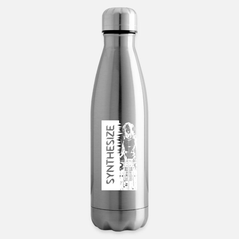 Synth White - Isolierflasche - Lightsilver