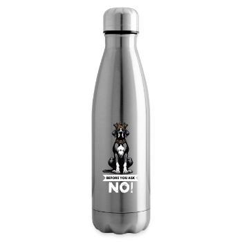 Before You Ask Great Dane Great Dane Owner - Insulated Water Bottle - silver - Right