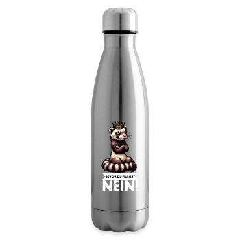 Avant que vous ne demandiez. Pas de furet-furet propriétaire - Bouteille isotherme - argent clair - Droite