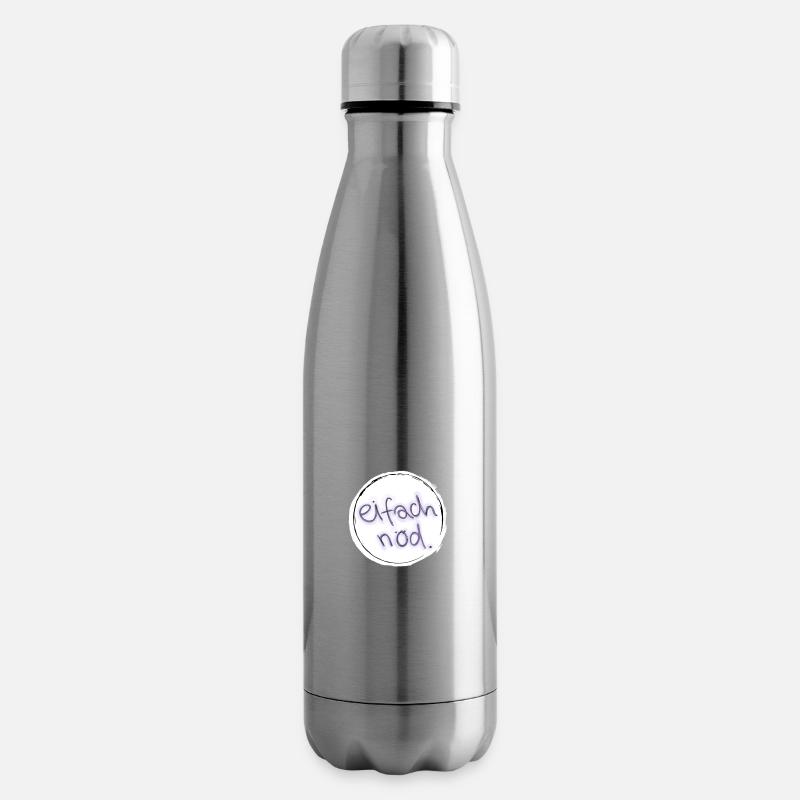 Eifach nöd. - Bouteille isotherme - argent clair
