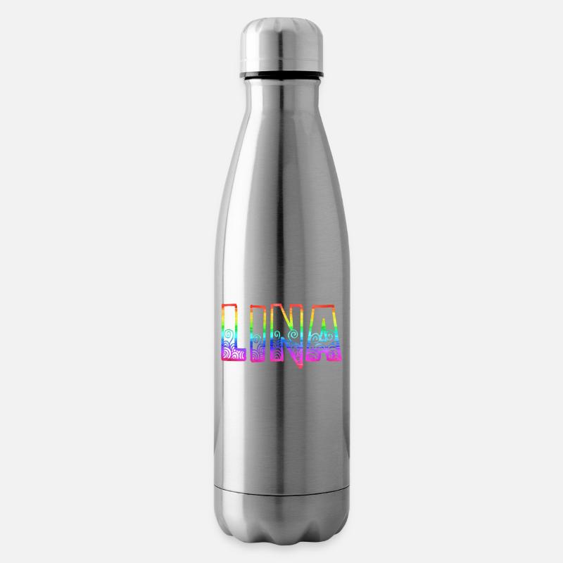 lina rs rainbow Insulated Water Bottle