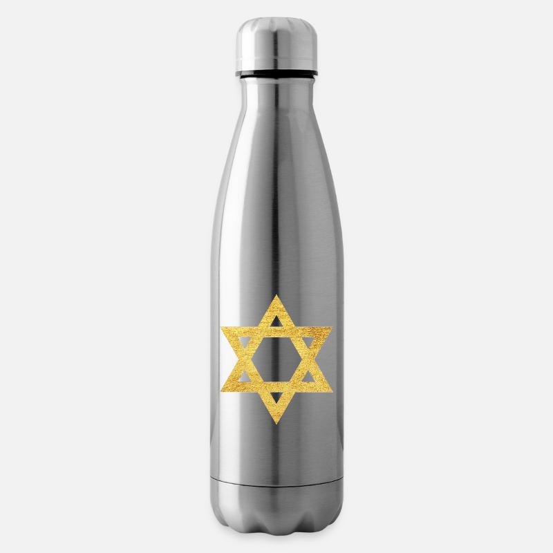Étoile de la foi de David symbole de protection Bouteille isotherme