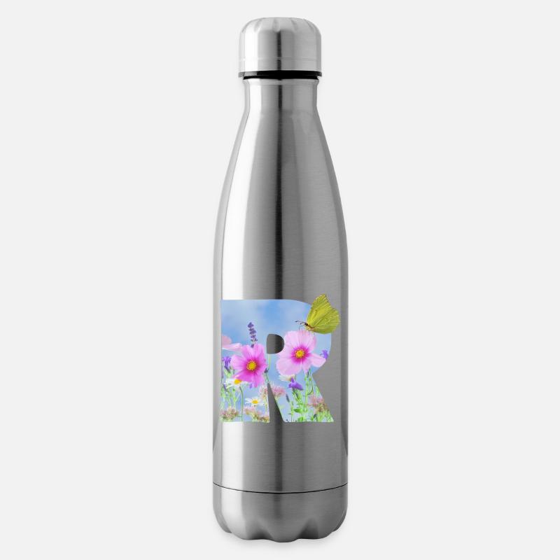 fleurs de printemps papillon r Bouteille isotherme