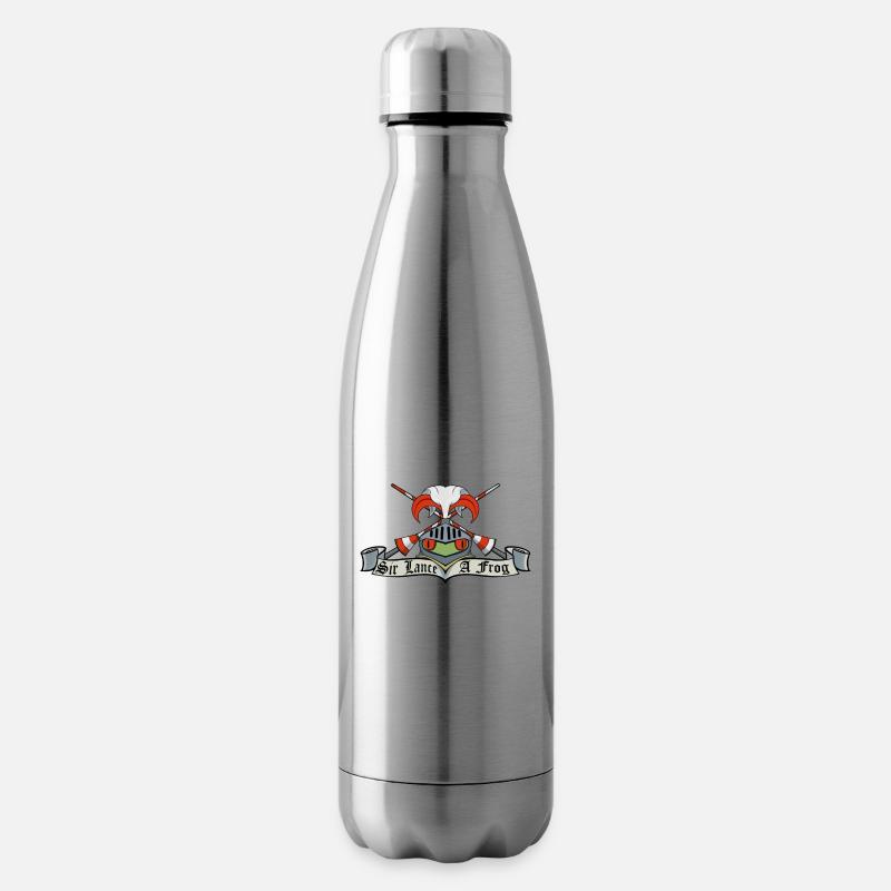 Sir Lance-a-Frog Wappen Isolierflasche