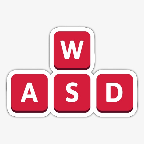 WASD Album Logo - Sticker