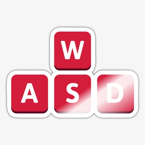 WASD Album Logo - Sticker