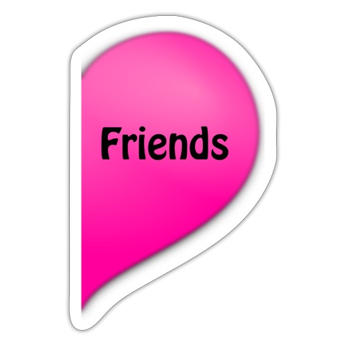 friends - Klistermärke