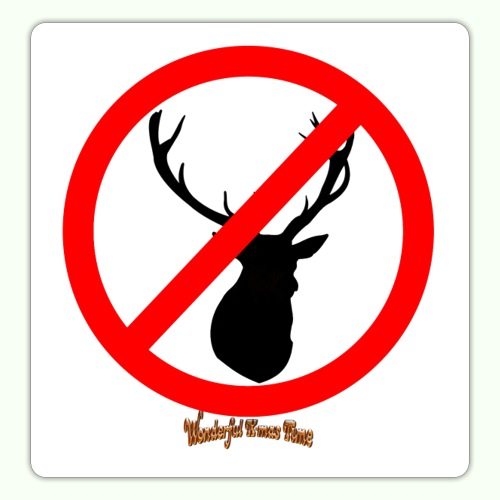 No Reindeer alllowed - Sticker