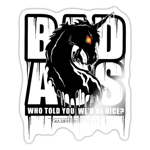 Bad Ass Unicorn - Sticker