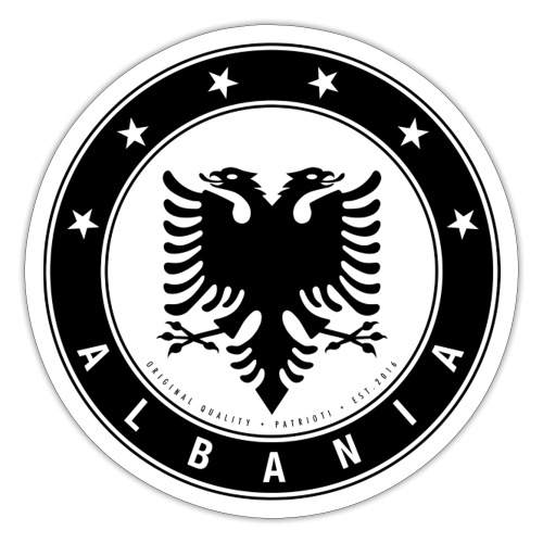 Patrioti Albania Black - Sticker