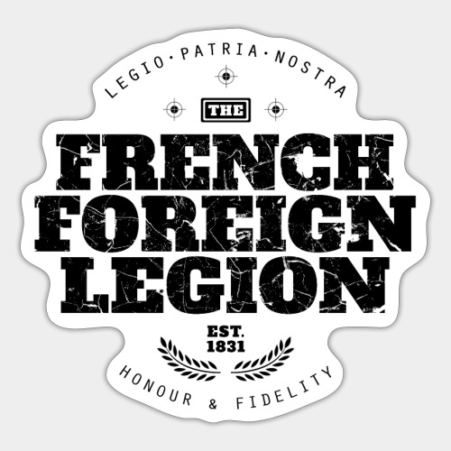 The French Foreign Legion - Dark - Autocollant