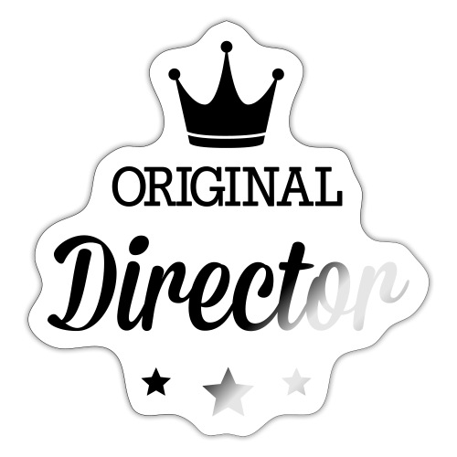 Original drei Sterne Deluxe Direktor - Sticker