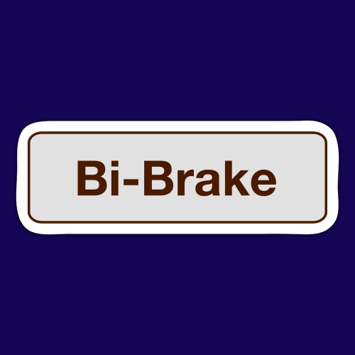 Bielefeld-Brake: Das original Ortschild - Sticker
