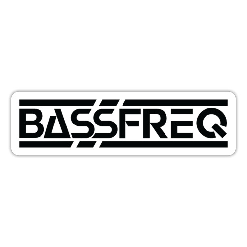 Bassfreq Logo Black - Autocollant