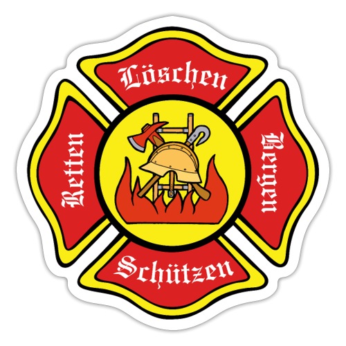 Feuerwehrschild - Sticker