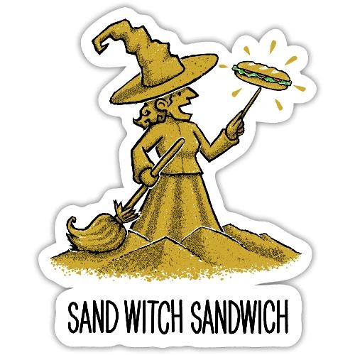 Sand Witch Sandwich V2 - Sticker size S (10 x 10 cm)