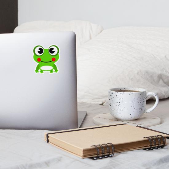 Mimi the funny little frog' Sticker | Spreadshirt