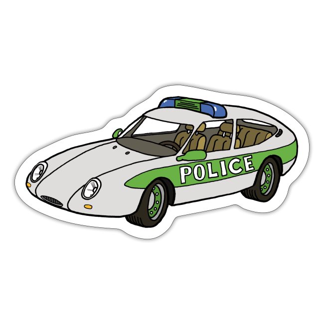 Polizeisportwagen