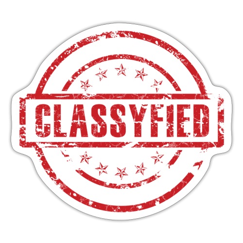 Classyfied Logo transpare - Sticker