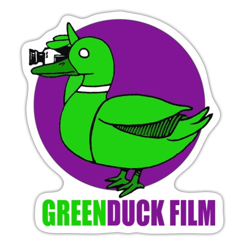 Greenduck Film Purple Sun Logo - Sticker