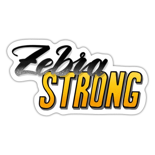 Zebra Strong - Sticker