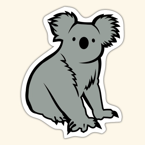 Koala T Shirt Design - Sticker