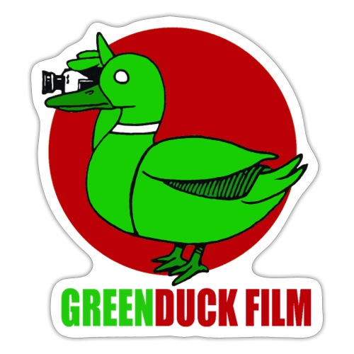 Greenduck Film Red Sun Logo - Sticker