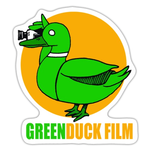 Greenduck Film Golden Sun Logo - Sticker
