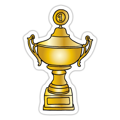 Gold Pokal - Sticker