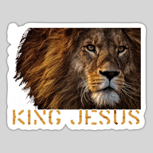 König Jesus der Löwe von Juda - Sticker