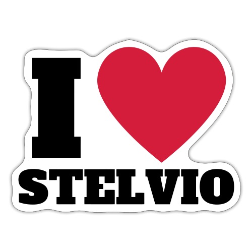I LOVE STELVIO - Adesivo