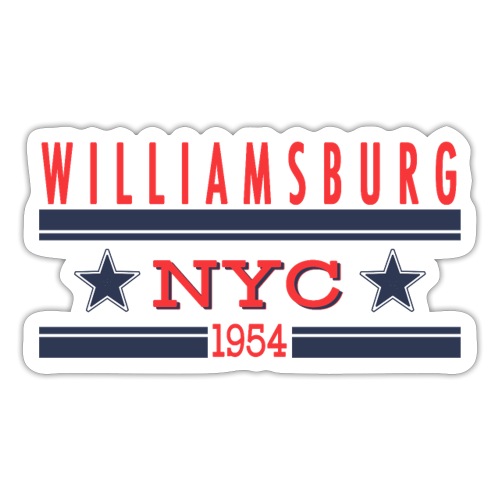 Williamsburg Hipster - Sticker