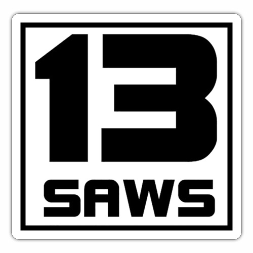 13 SAVES Logo BL - Sticker