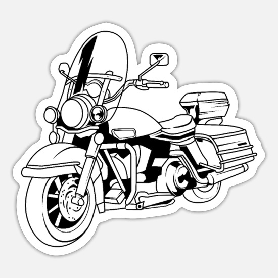 Police Motorcycle - Police' Sticker | Spreadshirt